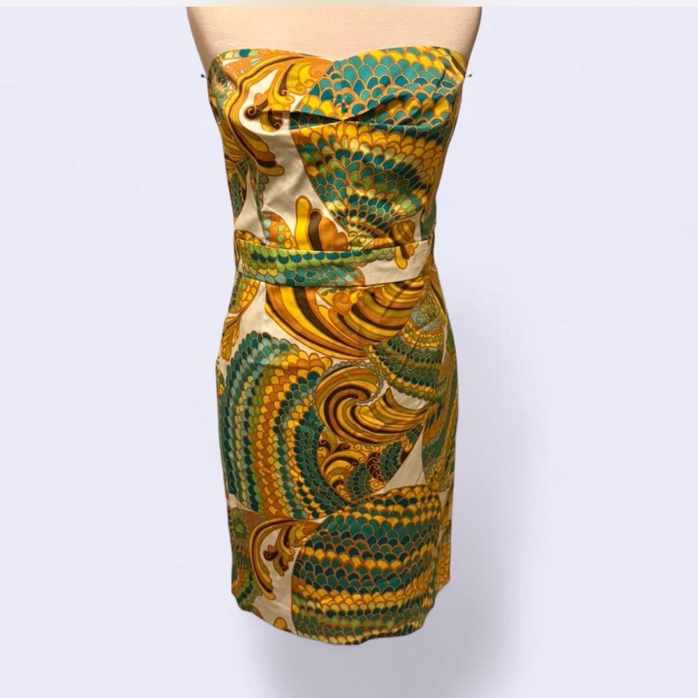 Banana Republic x Trina Turk Collection Strapless Sheath Dress - Picture 2 of 9